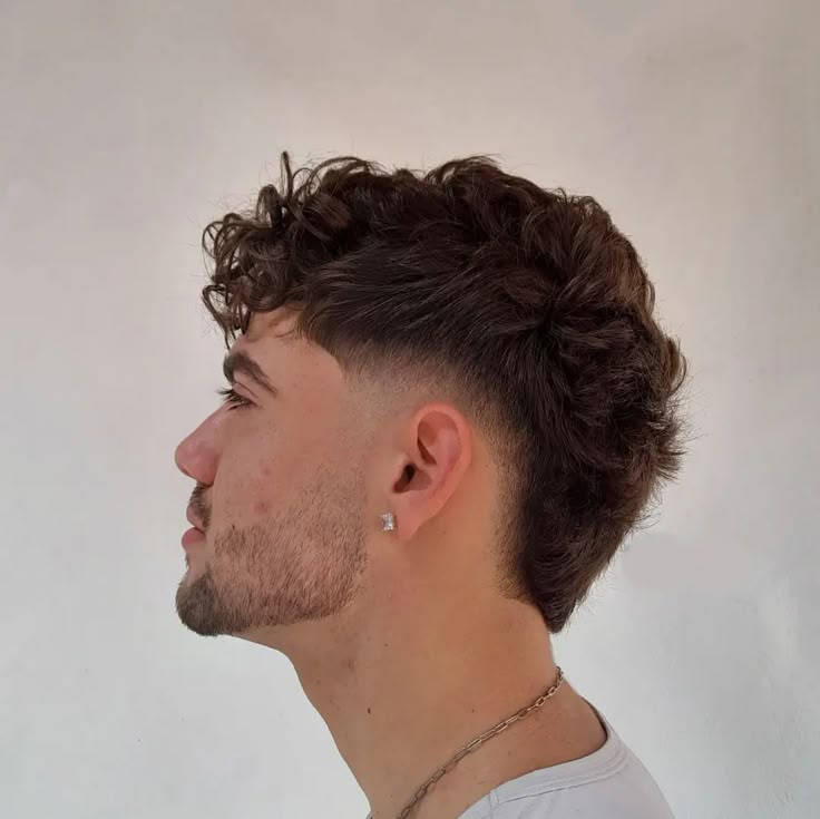 Burst Fade Mullet