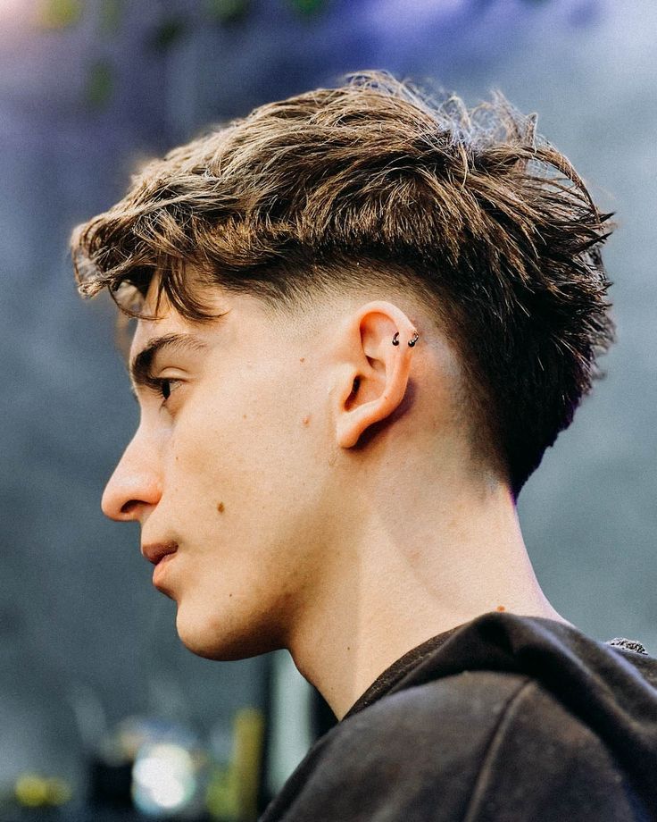 Drop Fade Mullet